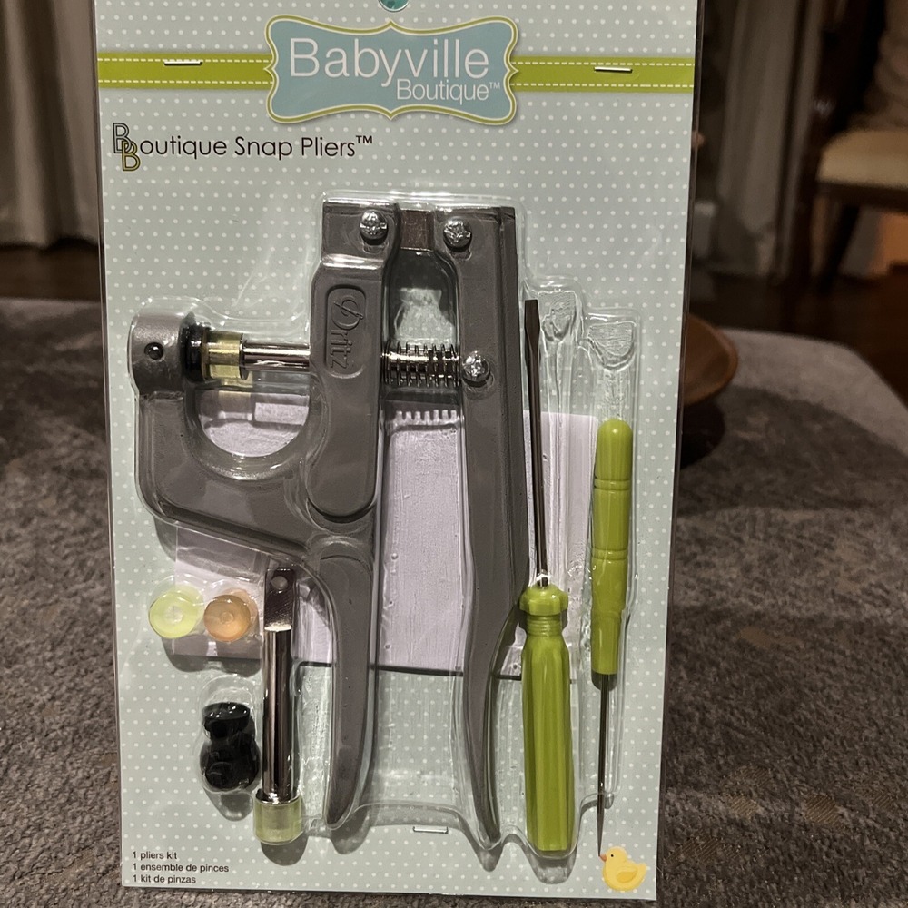 Snap Pliers Kit 35039 Babyville Boutique New Dritz / Brand New
